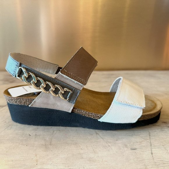 Naot | Shoes | Naot Eliana Whitekhaki Beigegrey Multiple Sizes New